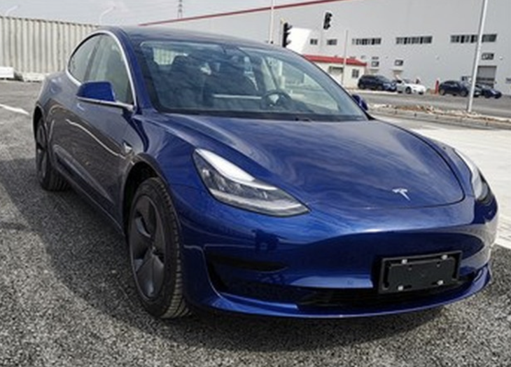 国产新款特斯拉model3申报图曝光细节设计有所调整